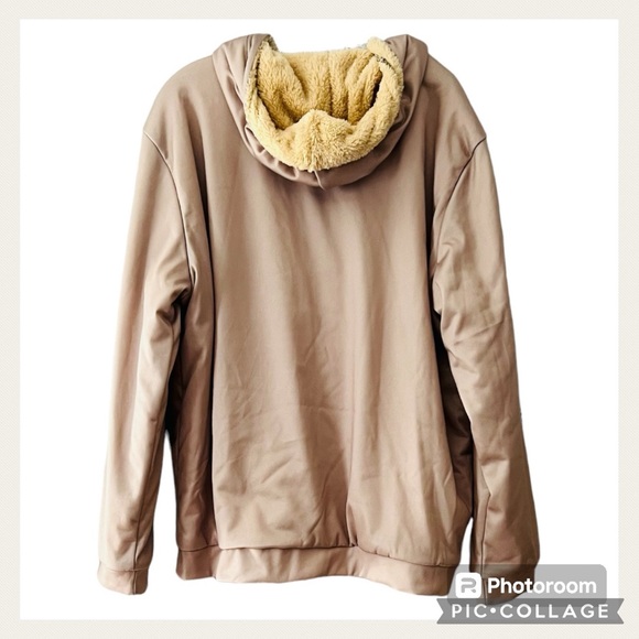 NEW! HP Extremely Warm Men’s Casual Fur Lined Hooded Fall/Winer Jacket - Picture 5 of 15